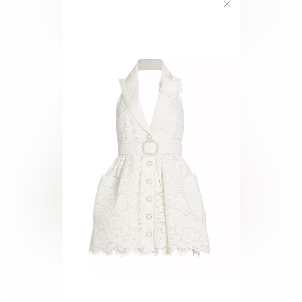 ZIMMERMAN HIGH TIDE TUXEDO MINI DRESS // Worn 1X , dry cleaned